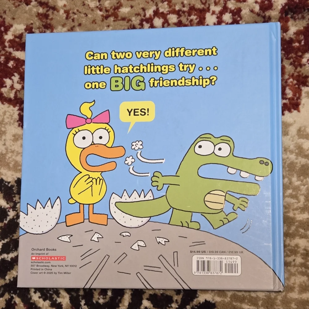Duckie & Snaps We Cannot Be Friends Children's Book Ame Dyckman Hardcover 2025